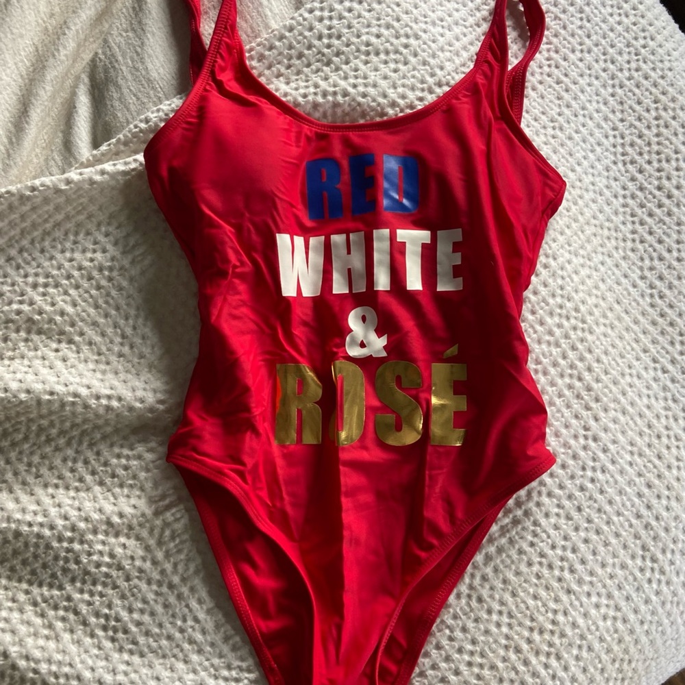 Red White & Rosè One Piece